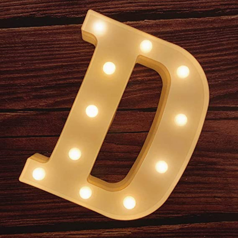 Light Up Letters | Large Light Up Numbers | Battery Powered And Bright With Every Letter Of The Alphabet | For Wedding, Birthday, Party, Celebration, Christmas Or Home Decoration