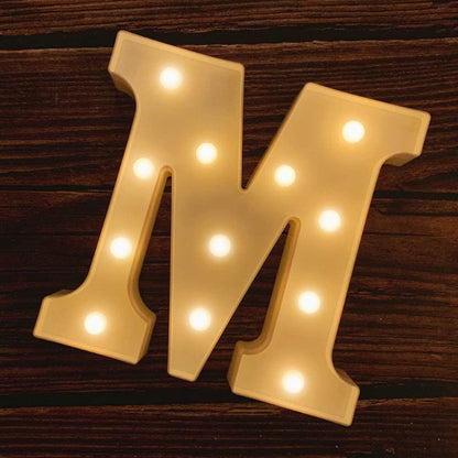 Light Up Letters | Large Light Up Numbers | Battery Powered And Bright With Every Letter Of The Alphabet | For Wedding, Birthday, Party, Celebration, Christmas Or Home Decoration