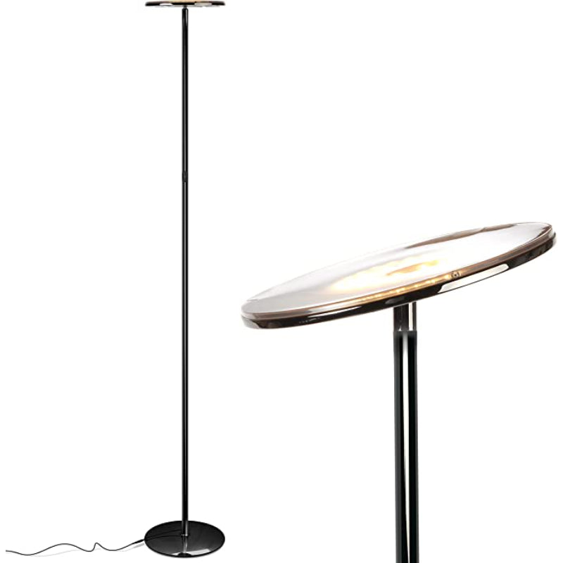 Sky LED Floor Lamp, Torchiere Super Bright Floor Lamp For Living Rooms & Offices - Dimmable, Tall Standing Lamp For Bedroom Reading