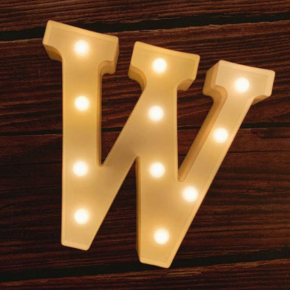 Light Up Letters | Large Light Up Numbers | Battery Powered And Bright With Every Letter Of The Alphabet | For Wedding, Birthday, Party, Celebration, Christmas Or Home Decoration