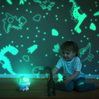 Chiristmas Gift Night Light Projector for Kids, Ocean Light Lamp for 3-8 Year Old Boys, 4 in 1 Star & Moon Projection for 2-10 Year Old Girls, 9 Lullaby Songs, Toddler Toys for Kids, Remote Control