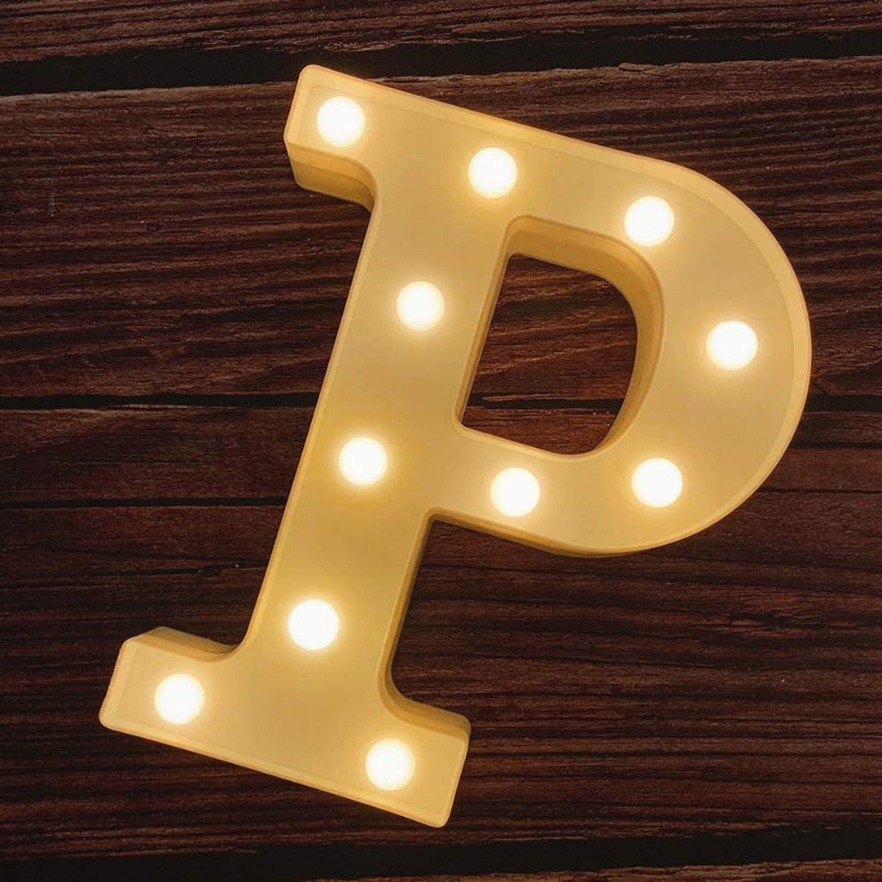 Light Up Letters | Large Light Up Numbers | Battery Powered And Bright With Every Letter Of The Alphabet | For Wedding, Birthday, Party, Celebration, Christmas Or Home Decoration