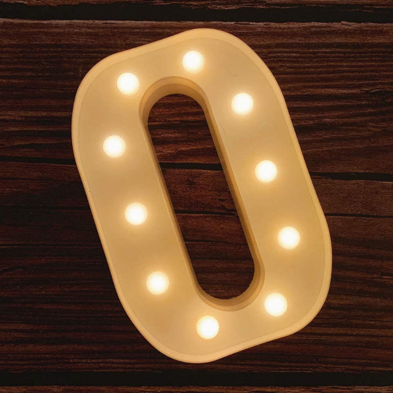 Light Up Letters | Large Light Up Numbers | Battery Powered And Bright With Every Letter Of The Alphabet | For Wedding, Birthday, Party, Celebration, Christmas Or Home Decoration