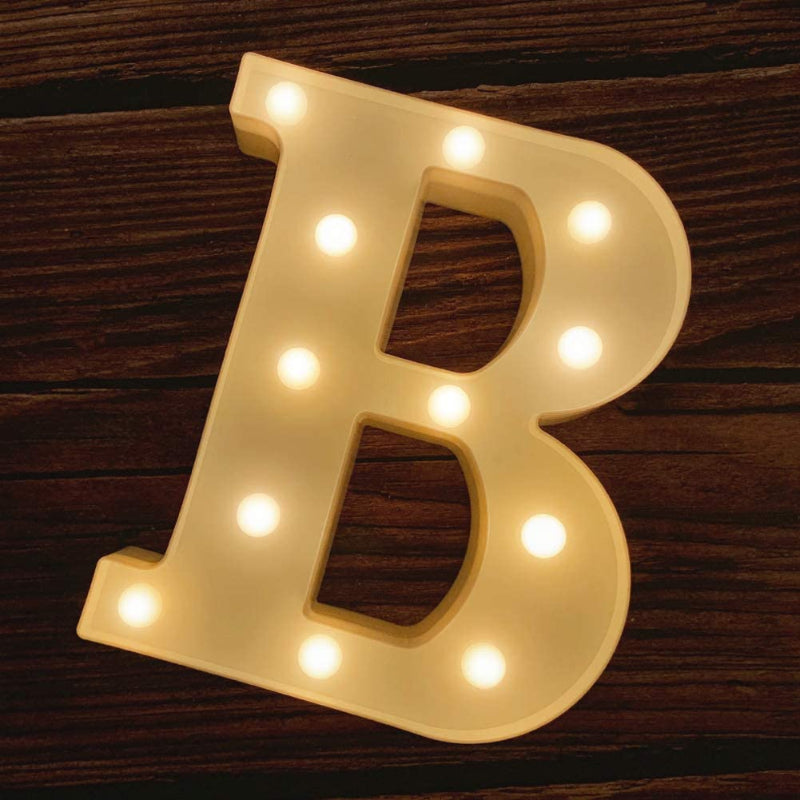 Light Up Letters | Large Light Up Numbers | Battery Powered And Bright With Every Letter Of The Alphabet | For Wedding, Birthday, Party, Celebration, Christmas Or Home Decoration