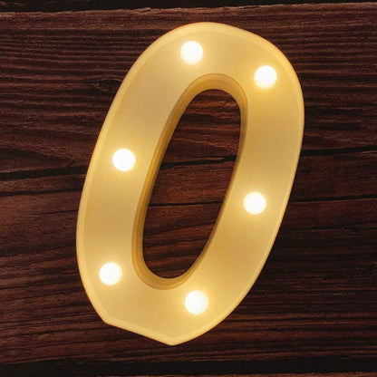 Large Light Up Numbers | Battery Powered And Bright With Every Letter Of The Alphabet | For Wedding, Birthday, Party, Celebration, Christmas Or Home Decoration