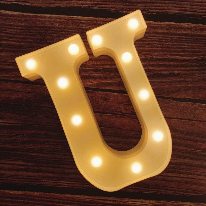 Light Up Letters | Large Light Up Numbers | Battery Powered And Bright With Every Letter Of The Alphabet | For Wedding, Birthday, Party, Celebration, Christmas Or Home Decoration