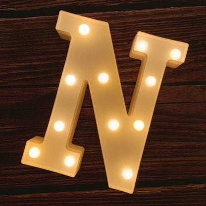 Light Up Letters | Large Light Up Numbers | Battery Powered And Bright With Every Letter Of The Alphabet | For Wedding, Birthday, Party, Celebration, Christmas Or Home Decoration