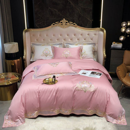 Prarie Pink Duvet Cover Set (Egyptian Cotton)