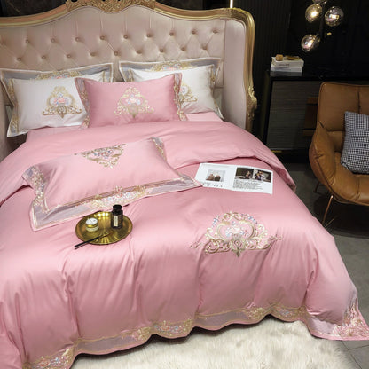 Prarie Pink Duvet Cover Set (Egyptian Cotton)