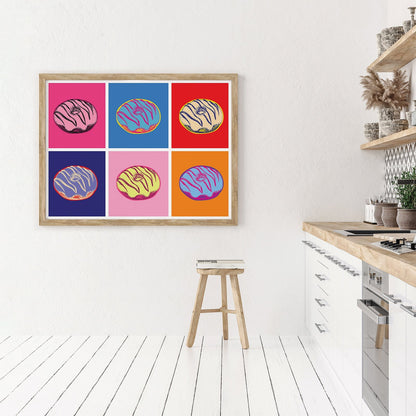 Donuts Pop Art Illustration