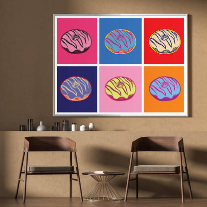 Donuts Pop Art Illustration