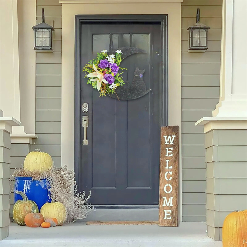 Black Cat Wreath