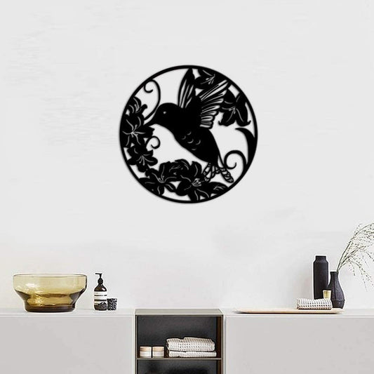 Apodiform Bird Metal Wall Art