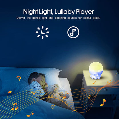 Chiristmas Gift Night Light Projector for Kids, Ocean Light Lamp for 3-8 Year Old Boys, 4 in 1 Star & Moon Projection for 2-10 Year Old Girls, 9 Lullaby Songs, Toddler Toys for Kids, Remote Control