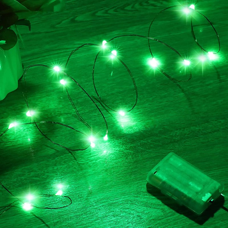 LED Fairy Lights Battery Operated, 1 Pack Mini Battery Powered Copper Wire Starry Fairy Lights for Bedroom, Christmas, Parties, Wedding, Centerpiece, Decoration (5m/16ft)