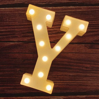 Light Up Letters | Large Light Up Numbers | Battery Powered And Bright With Every Letter Of The Alphabet | For Wedding, Birthday, Party, Celebration, Christmas Or Home Decoration