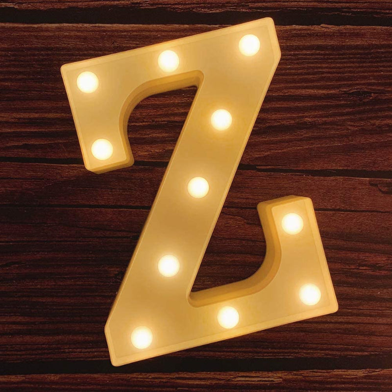 Light Up Letters | Large Light Up Numbers | Battery Powered And Bright With Every Letter Of The Alphabet | For Wedding, Birthday, Party, Celebration, Christmas Or Home Decoration