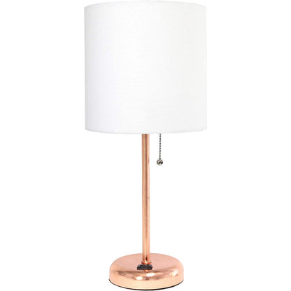 Stick Charging Outlet Table Lamp