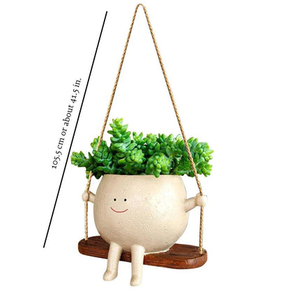 Smiley Face Hanging Planter