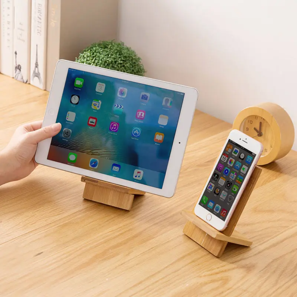 Bamboo Wood Phone Stand