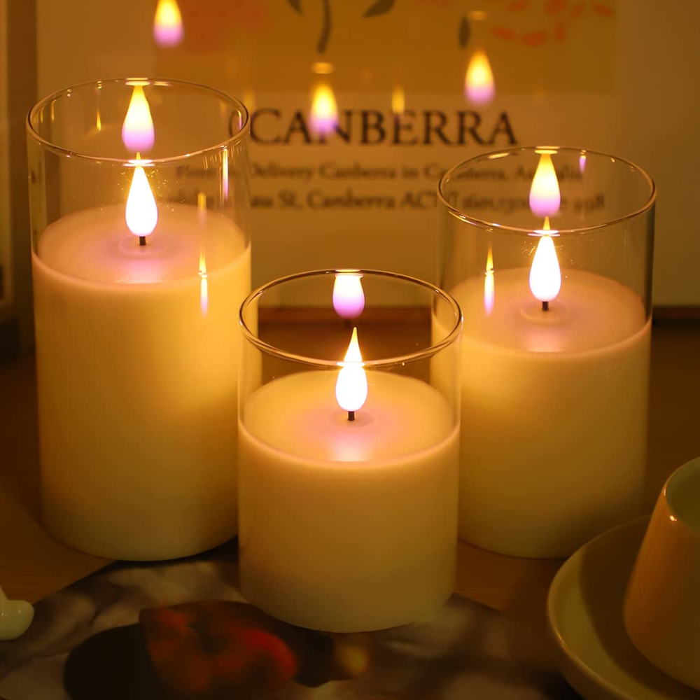 Glowing Light Candle (3 pcs)