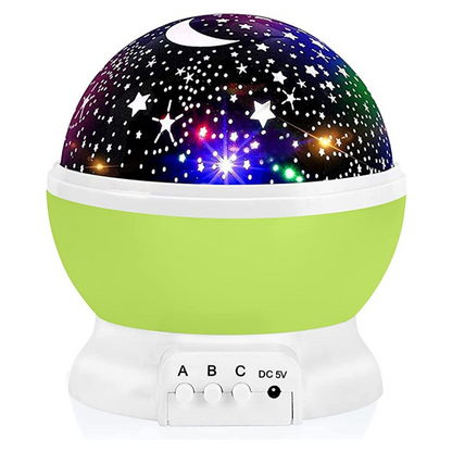 Night Light For Kids, Star Night Light, 360 Degree Rotation  4 LED Bulbs 12 Light Color Changing With USB Cable