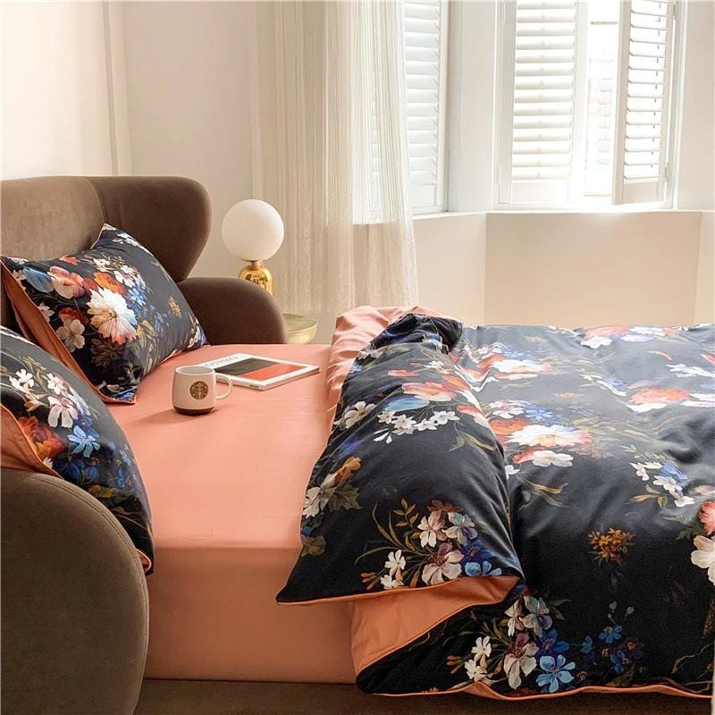 Bouquet Duvet Cover Set (Egyptian Cotton)