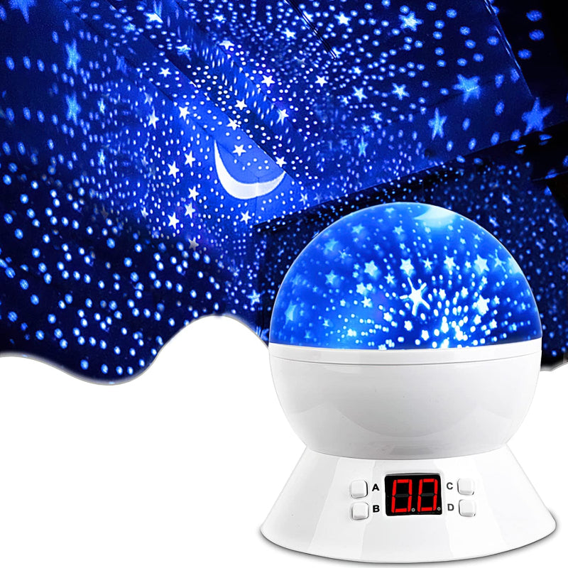 Star Projector Night Lights for Kids with Timer, Toys for 2-5-14 Year Old Boys Room Lights for Kids Glow in The Dark Stars Moon for Child Sleep Peacefully, Birthday Gifts for Boys