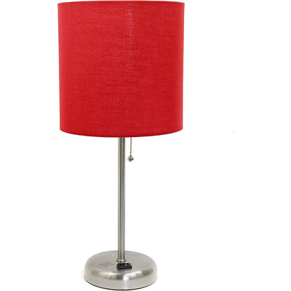 Stick Charging Outlet Table Lamp