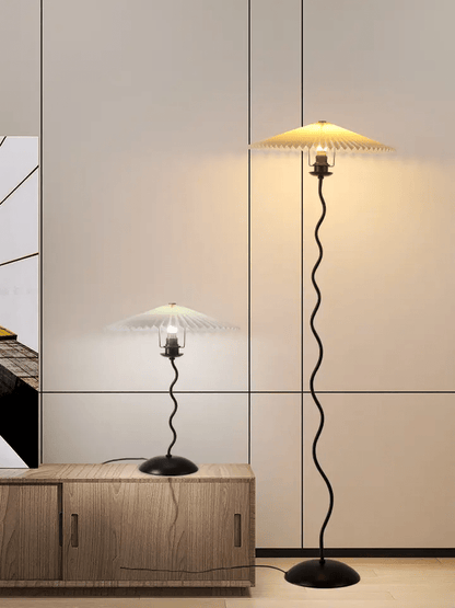 Umbrella Wave Floor Lamp