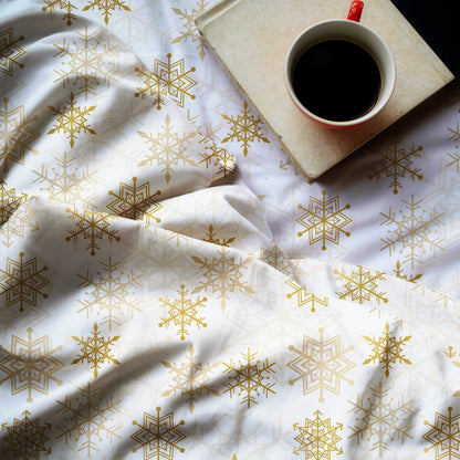 Winter Christmas Snowflakes Duvet Cover Set