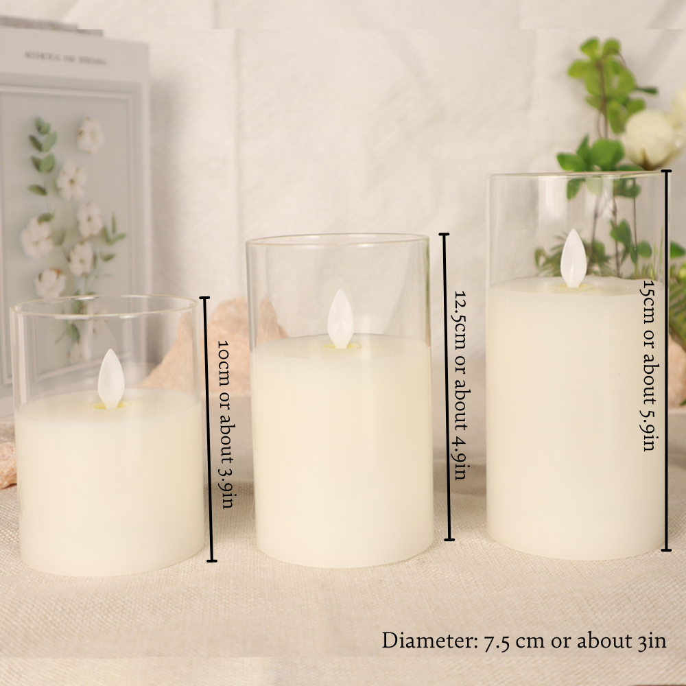 Glowing Light Candle (3 pcs)