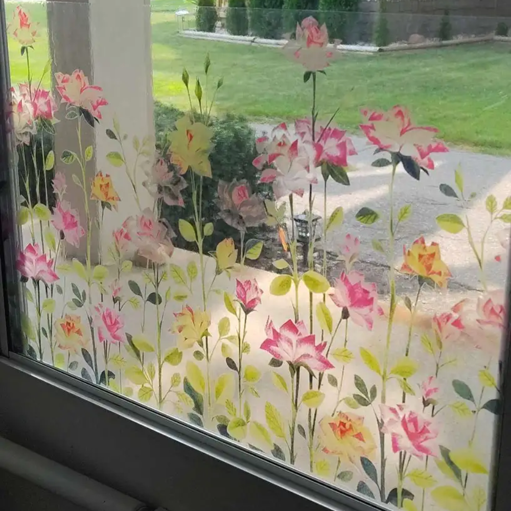 Floral Window Stickers