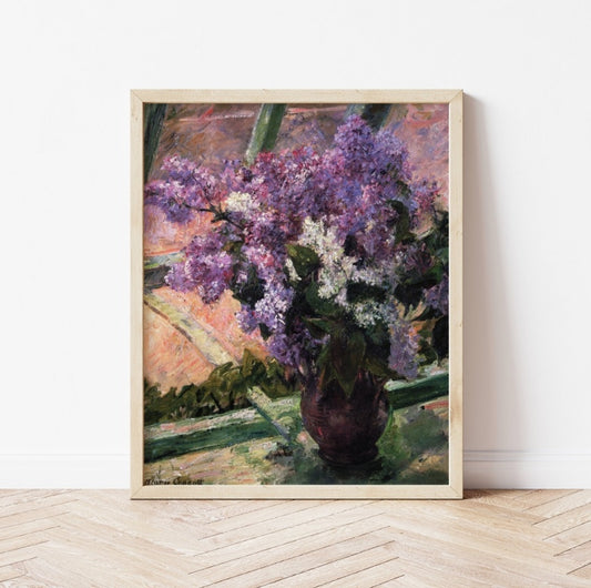 Lilac Tranquility Canvas Posters And Prints, Wall Art Pictures Suitable For Bathroom, Bedroom, Office, Living Room Home Wall Decoration, Unframed.