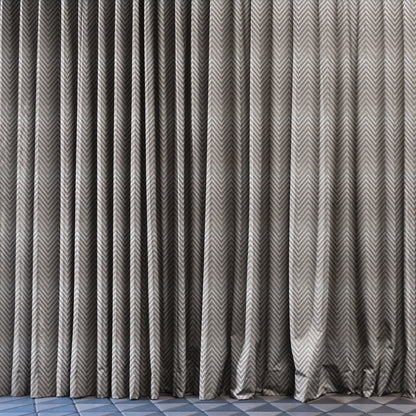 Herringbone Blackout Drapes