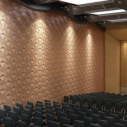 Bowtie Geometric 3D Wall Panel