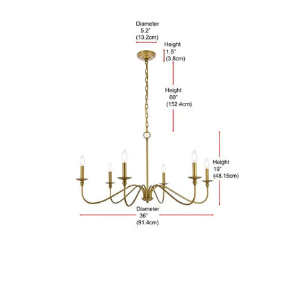 Birch Traditional Chandelier