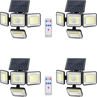 Adjustable Solar Motion Sensor Outdoor Lights