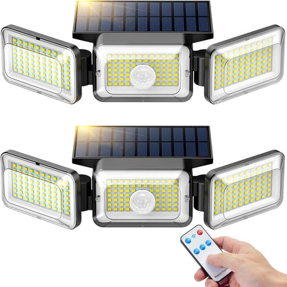 Adjustable Solar Motion Sensor Outdoor Lights