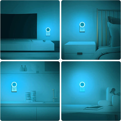 Night Lights Plug into Wall [4Pack], Nightlight with Light Sensors, LED Night Light for Kids Room, Baby Night Light, Bathroom Night Light, Stair Lights, Hallway Light