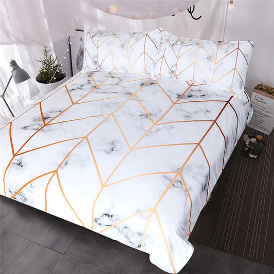 Marble Arrow Duvet Cover Set