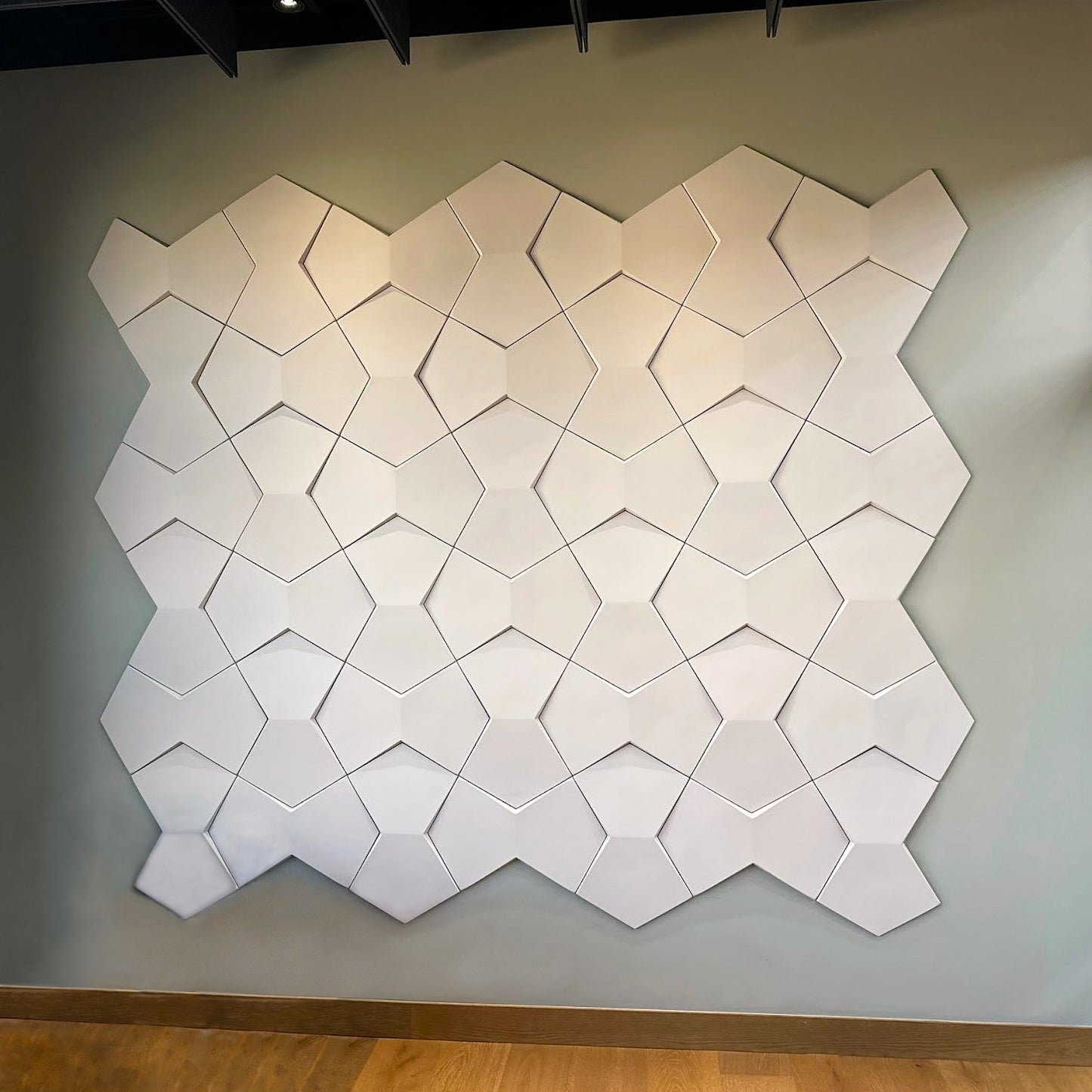 Bowtie Geometric 3D Wall Panel