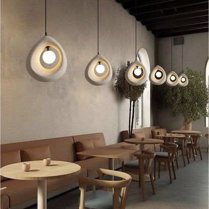 Circular Wabi Sabi Pendant Light