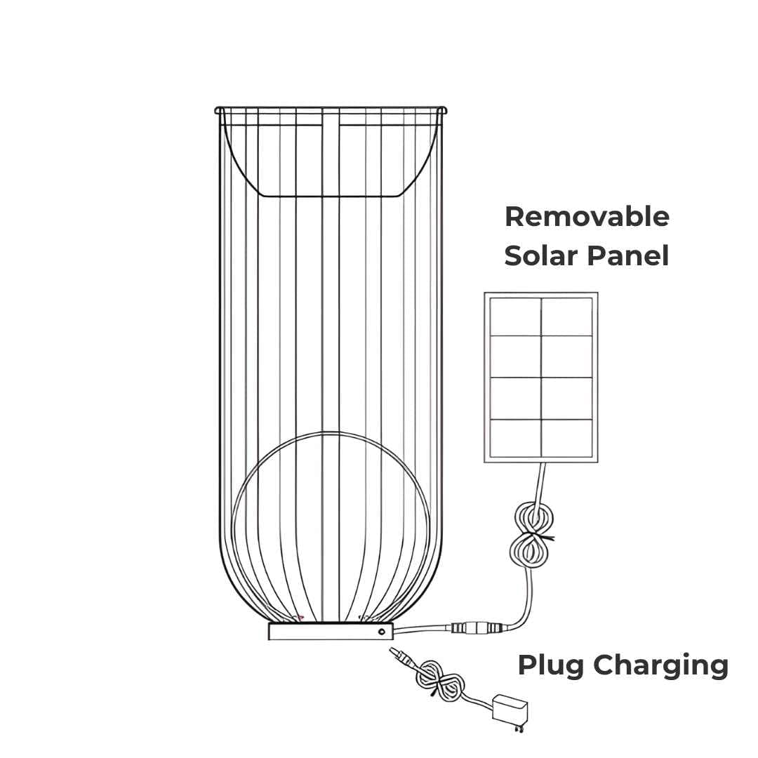 Flower Pot Lamp (Outdoor Solar)