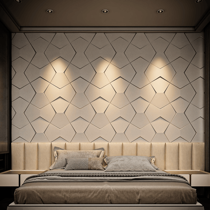 Bowtie Geometric 3D Wall Panel