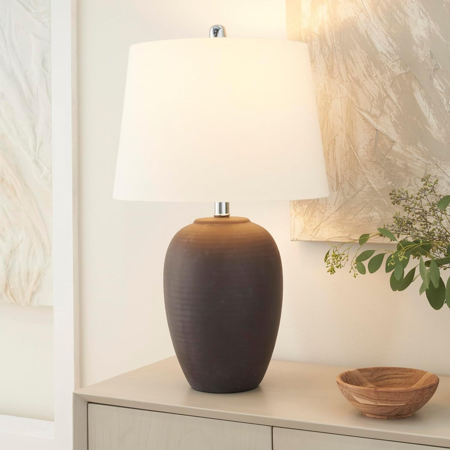 Ceramic Base Table Lamp For Home Decor