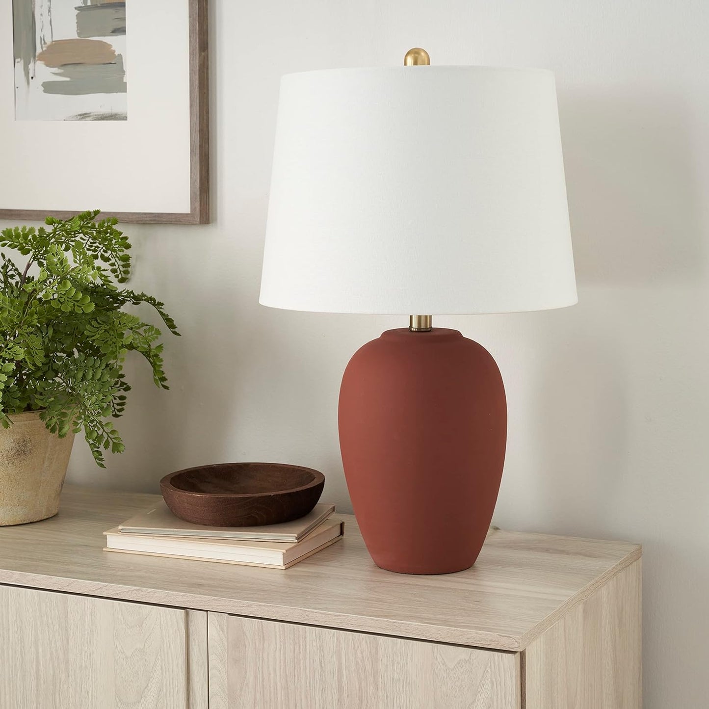 Ceramic Base Table Lamp For Home Decor