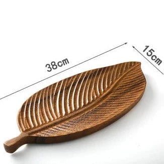 Black Walnut Leaf Plate