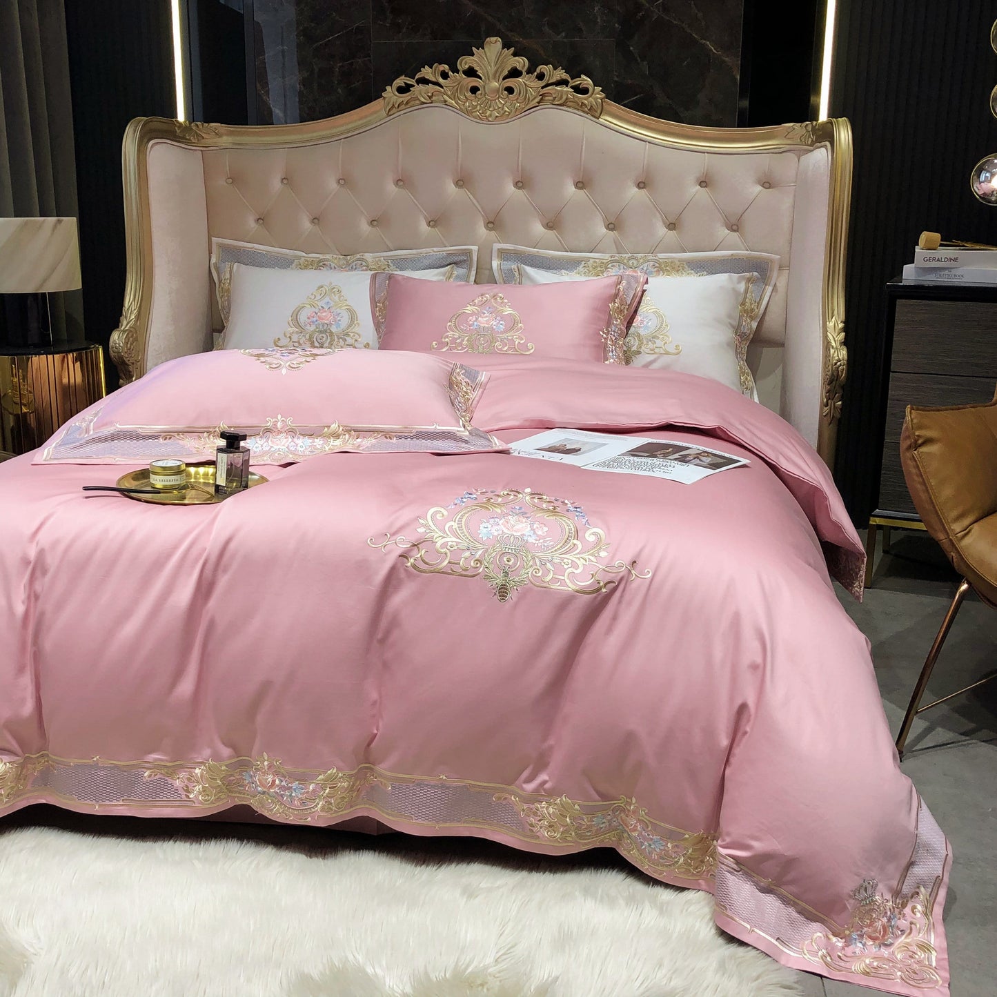 Prarie Pink Duvet Cover Set (Egyptian Cotton)