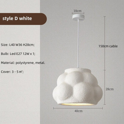 Cloud Wabi Sabi Pendant Light